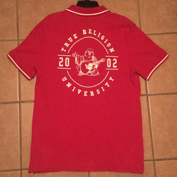 Buddha School Red Polo - Picture 1 of 5